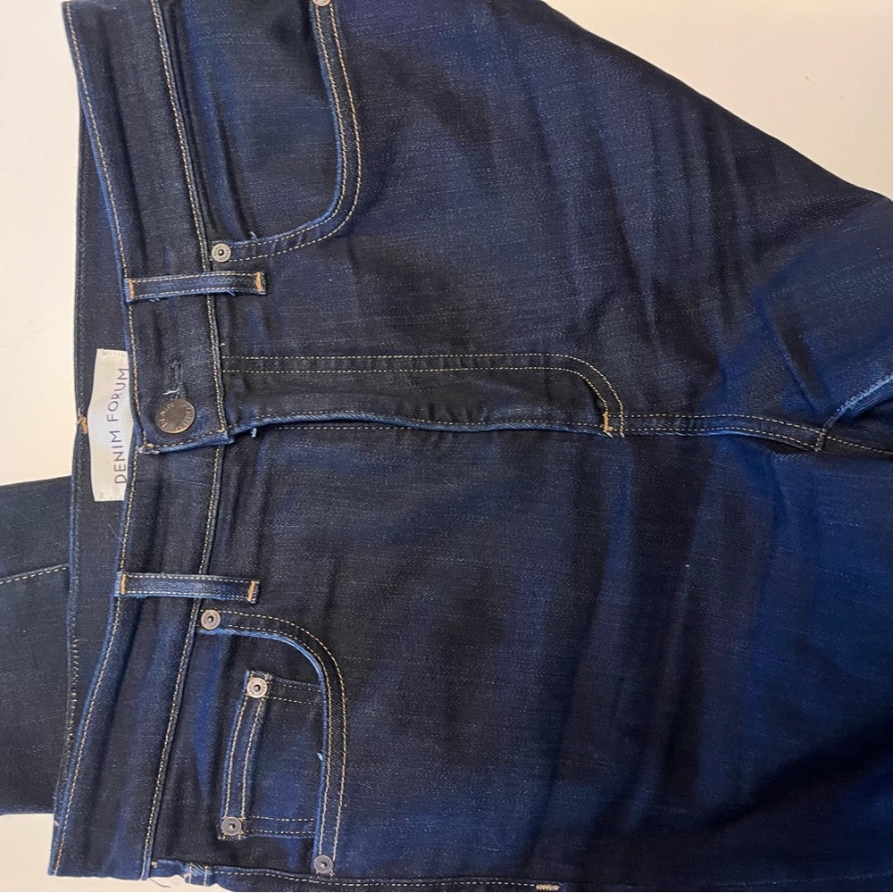 Denim Forum by Aritzia The Lola High Rise Skinny Dark Wash Jeans - Picture 3 of 6